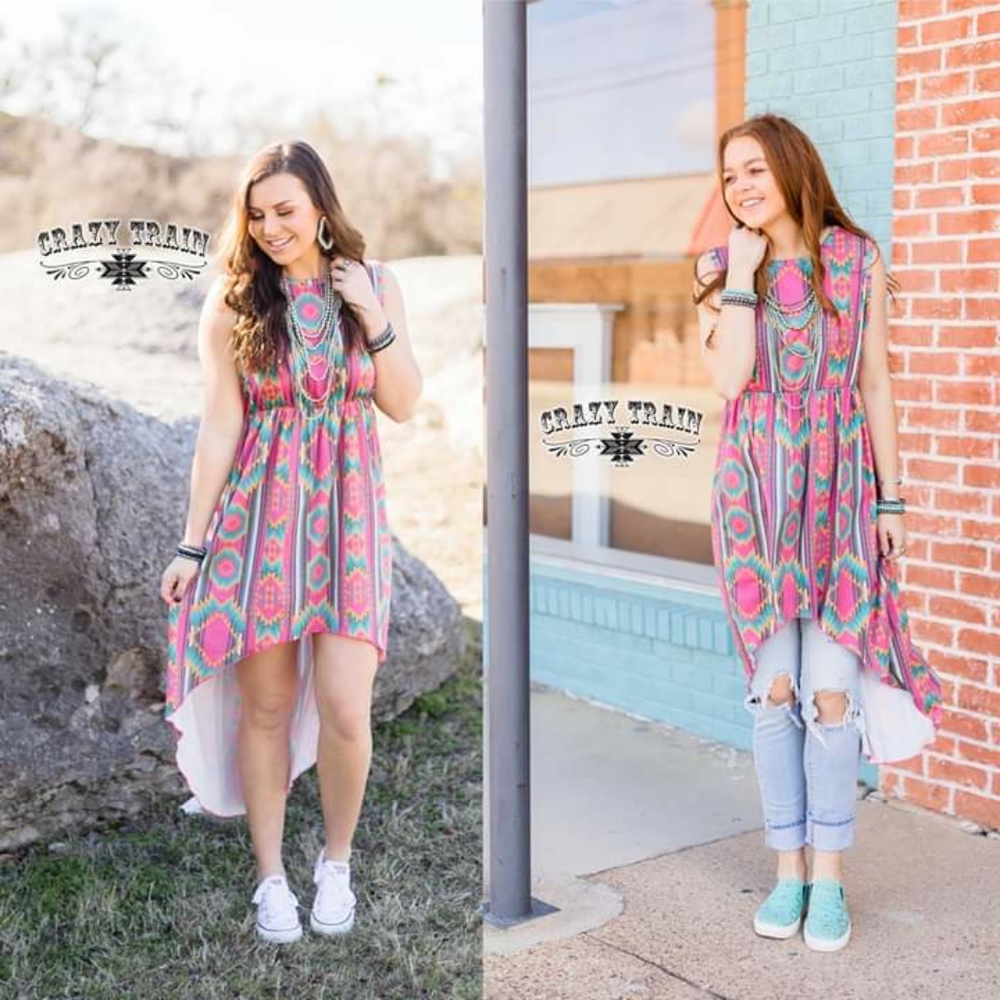 The highs and lows tank tunic